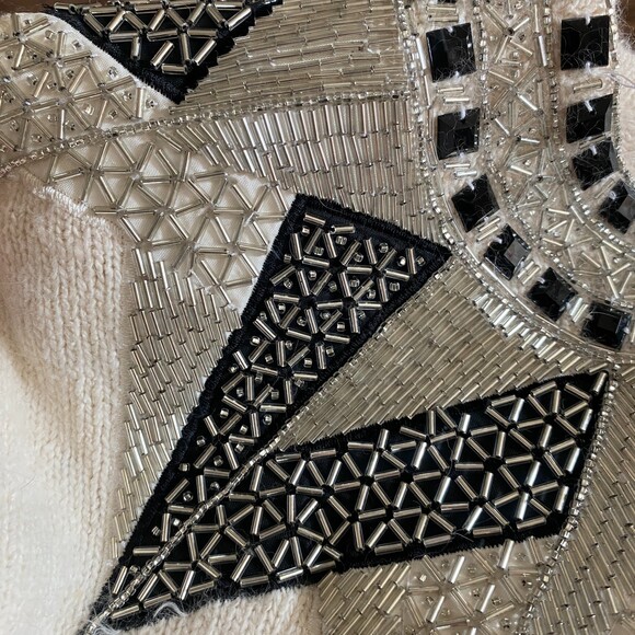 Vintage I.B. Diffusion Beaded Sweater Women's Small - Picture 8 of 14